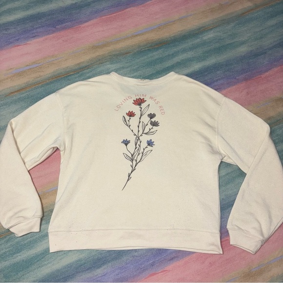 Taylor Swift Loving Him Was Red Crewneck women’s size L Official Merch - Picture 8 of 14